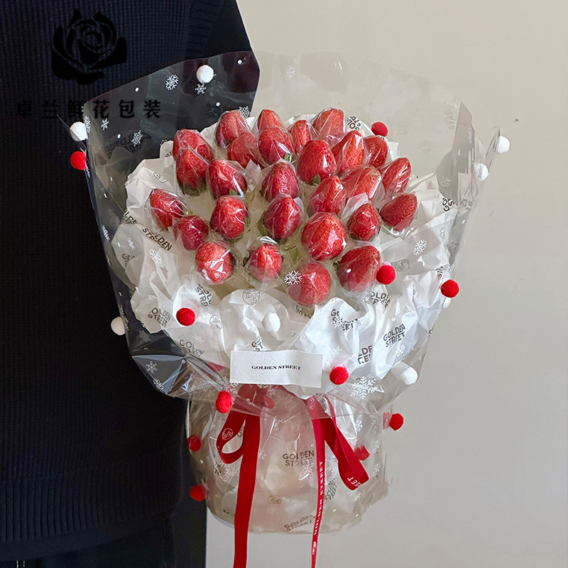 54X58Cm セロファンラップロール クリアスノーフレーク - Cellophane Wrap Clear のレビューと価格