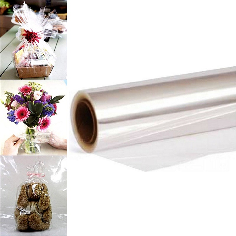 ギフト、花束、バスケットのラッピング、アートクラフト用の透明 - Cellophane Wrap Clear のレビューと価格