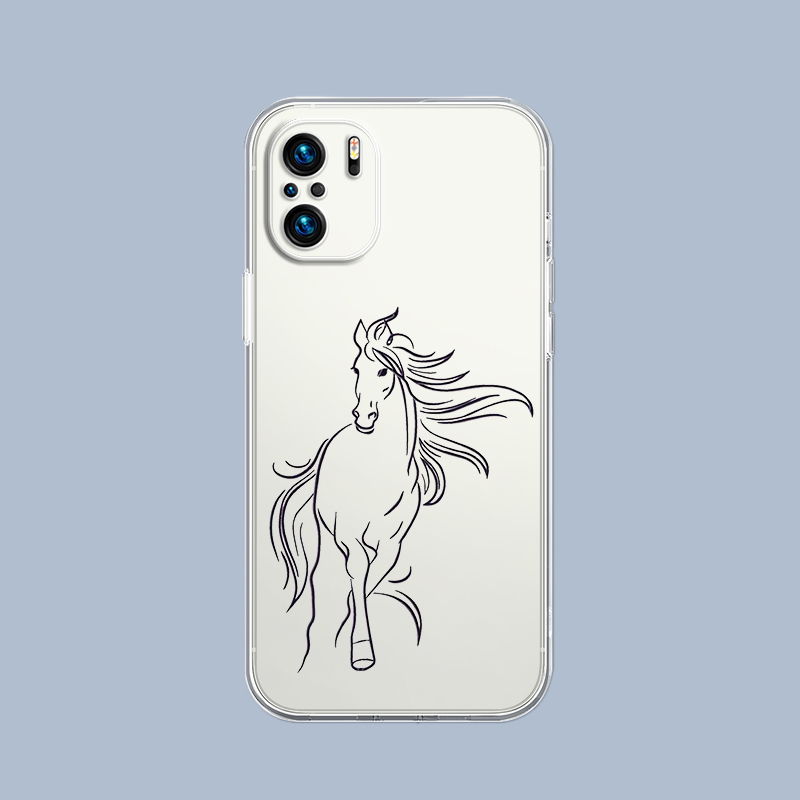 馬柄アートスマホケース Xiaomi Redmi Note  - Cellophane Wrap Clear のレビューと価格