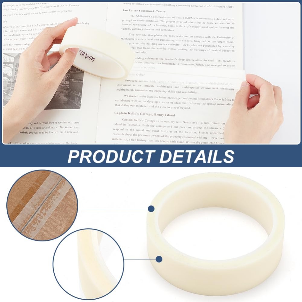 19.9 ヤードクリアブック修理テープコーンカラープラスチッ - Cellophane Wrap Clear のレビューと価格