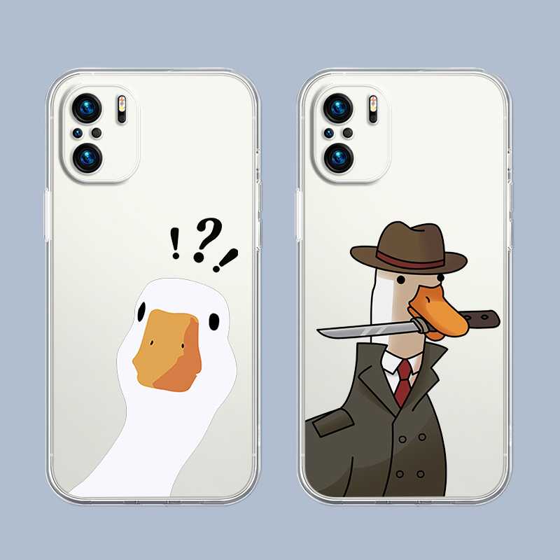 漫画風ダウトダック柄スマホケース Xiaomi Redmi  - Cellophane Wrap Clear のレビューと価格