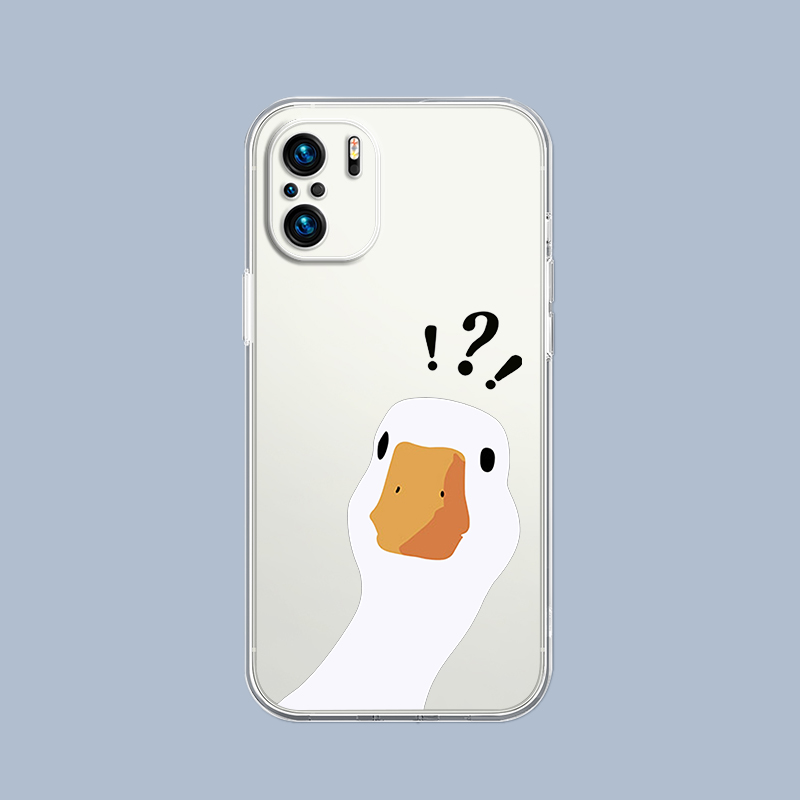 漫画風ダウトダック柄スマホケース Xiaomi Redmi  - Cellophane Wrap Clear のレビューと価格
