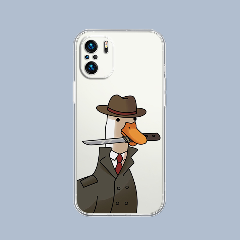 漫画風ダウトダック柄スマホケース Xiaomi Redmi  - Cellophane Wrap Clear のレビューと価格