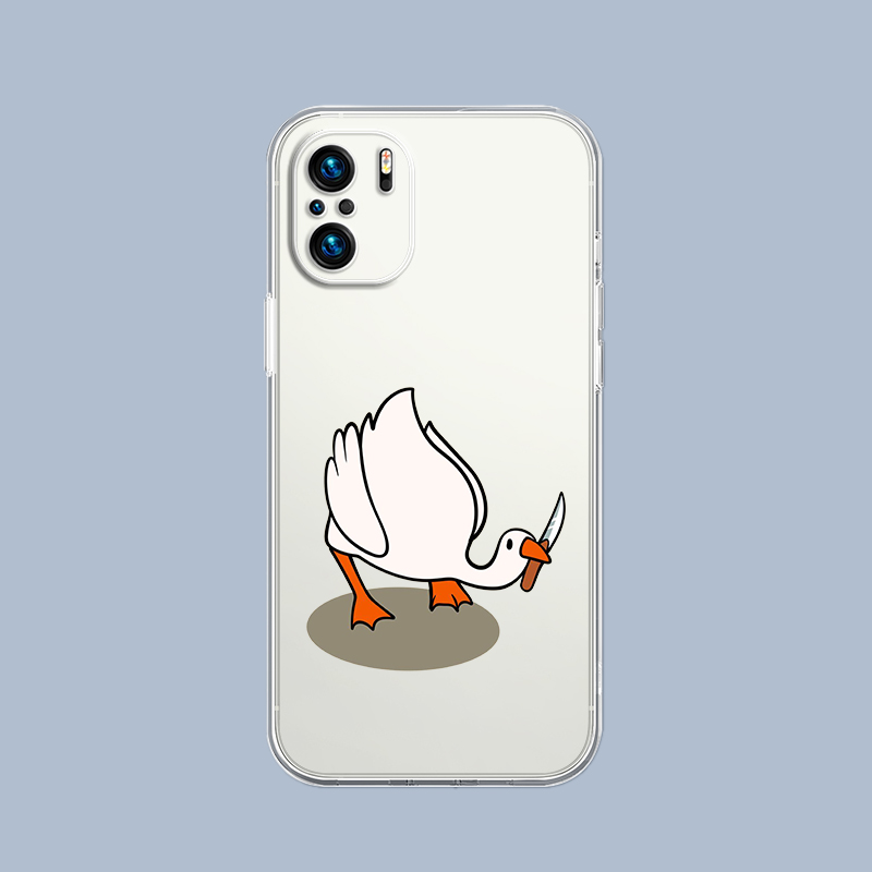 漫画風ダウトダック柄スマホケース Xiaomi Redmi  - Cellophane Wrap Clear のレビューと価格