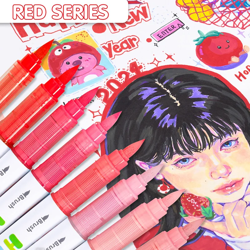 Hdele 8～120色アクリルマーカーペンセット、手帳の書 - Copic Marker Sketch のレビューと価格