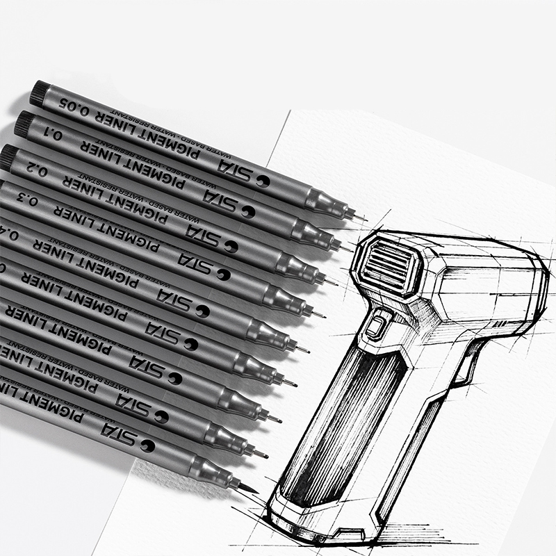 0.1/0.2/0.3/0.4/0.5 プロ仕様の手描き線画 - Copic Marker Sketch のレビューと価格