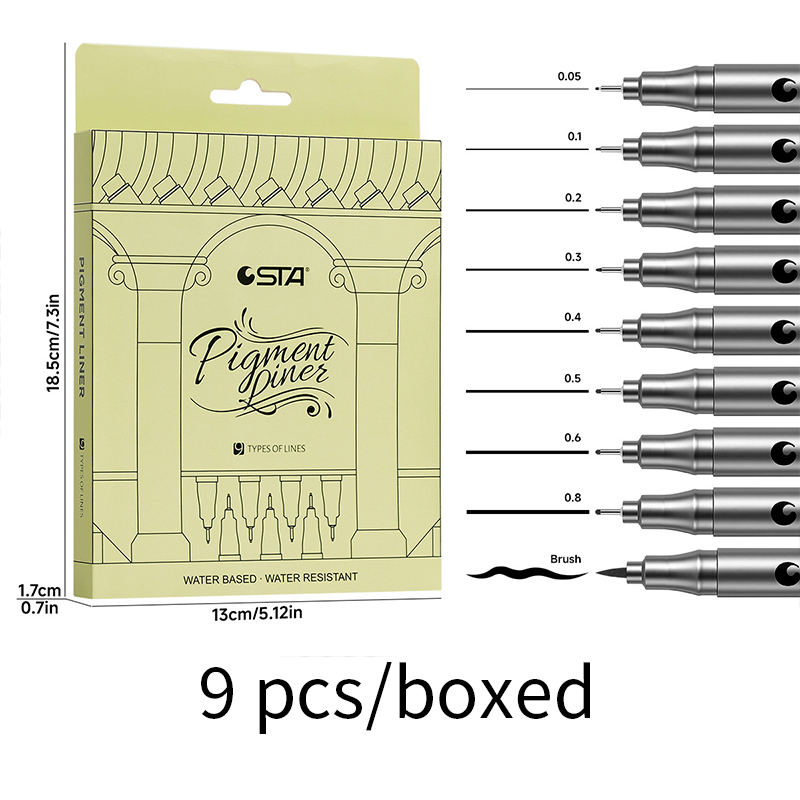0.1/0.2/0.3/0.4/0.5 プロ仕様の手描き線画 - Copic Marker Sketch のレビューと価格