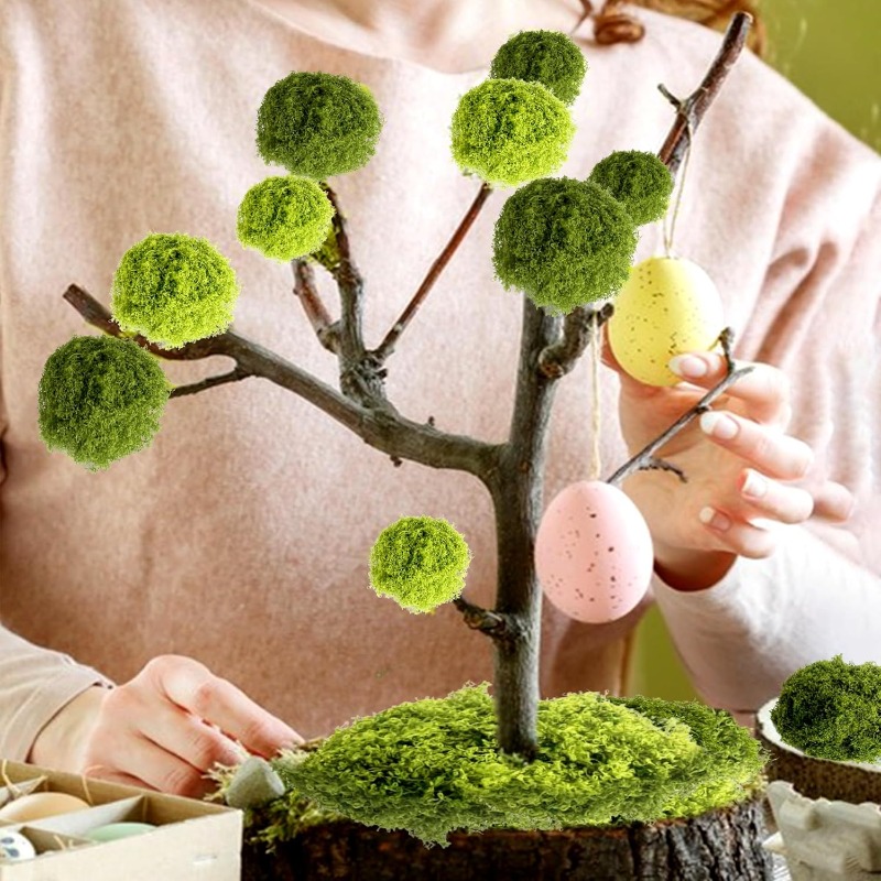エターナルライフモスグラス 人工グリーンモス植物 鉢植え フ - Preserved Moss Sheet のレビューと価格