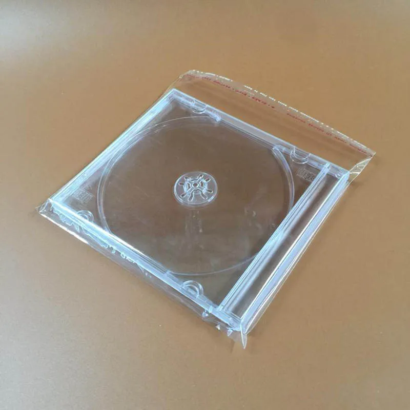 200 個 CD DVD レコードビニール袋ディスクケースホ - Cellophane Wrap Clear のレビューと価格